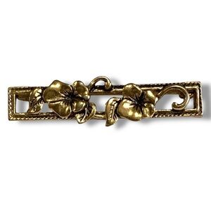 Vintage Avon Signed 1981 Gold-toned Gilded Glory Pin